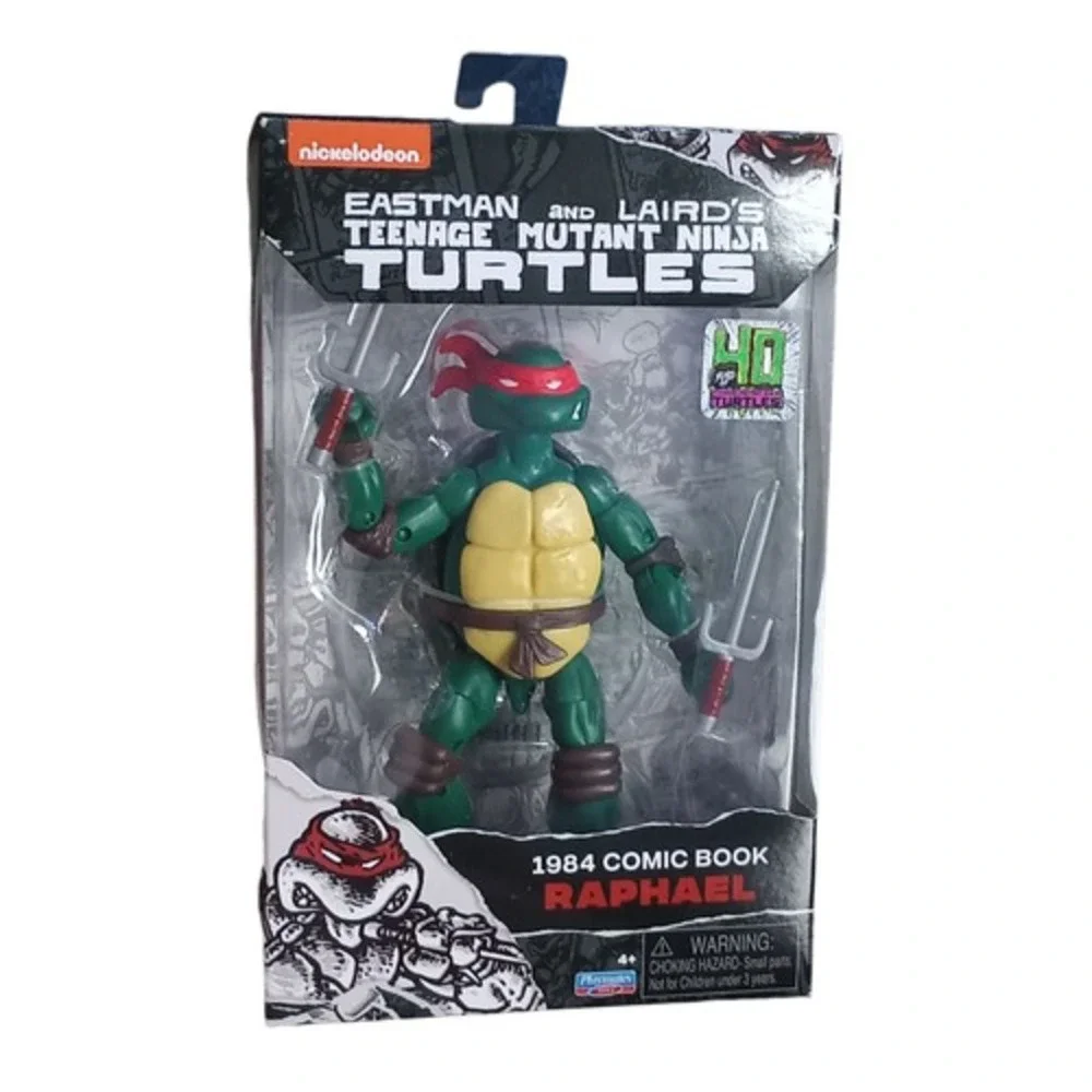 Playmates TMNT 40th Anniversary Comic Book Series Raphael Action Figure
